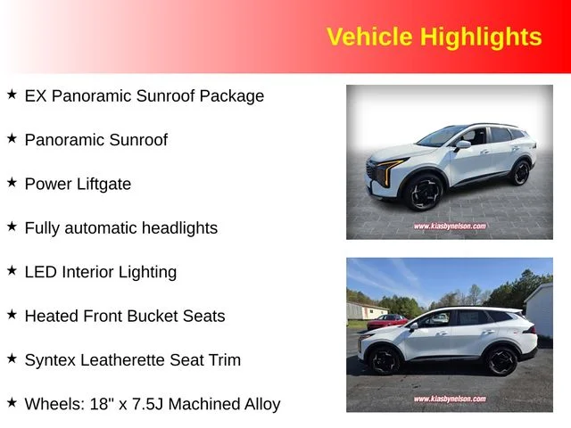 New 2026 White Kia EX image 3