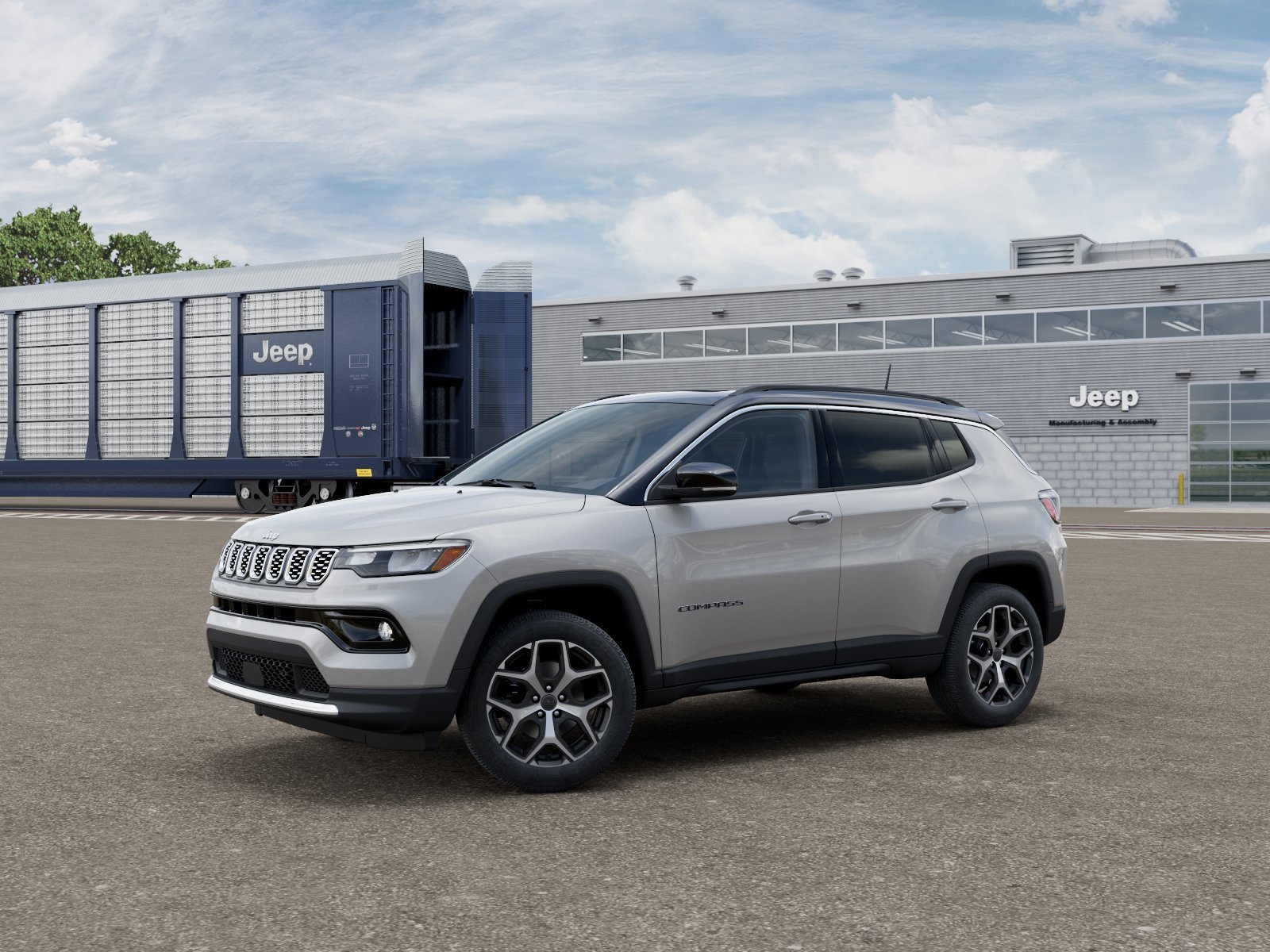 New 2026 Silver Zynith Metallic Clear-Coat Exterior Paint Jeep Limited image 28