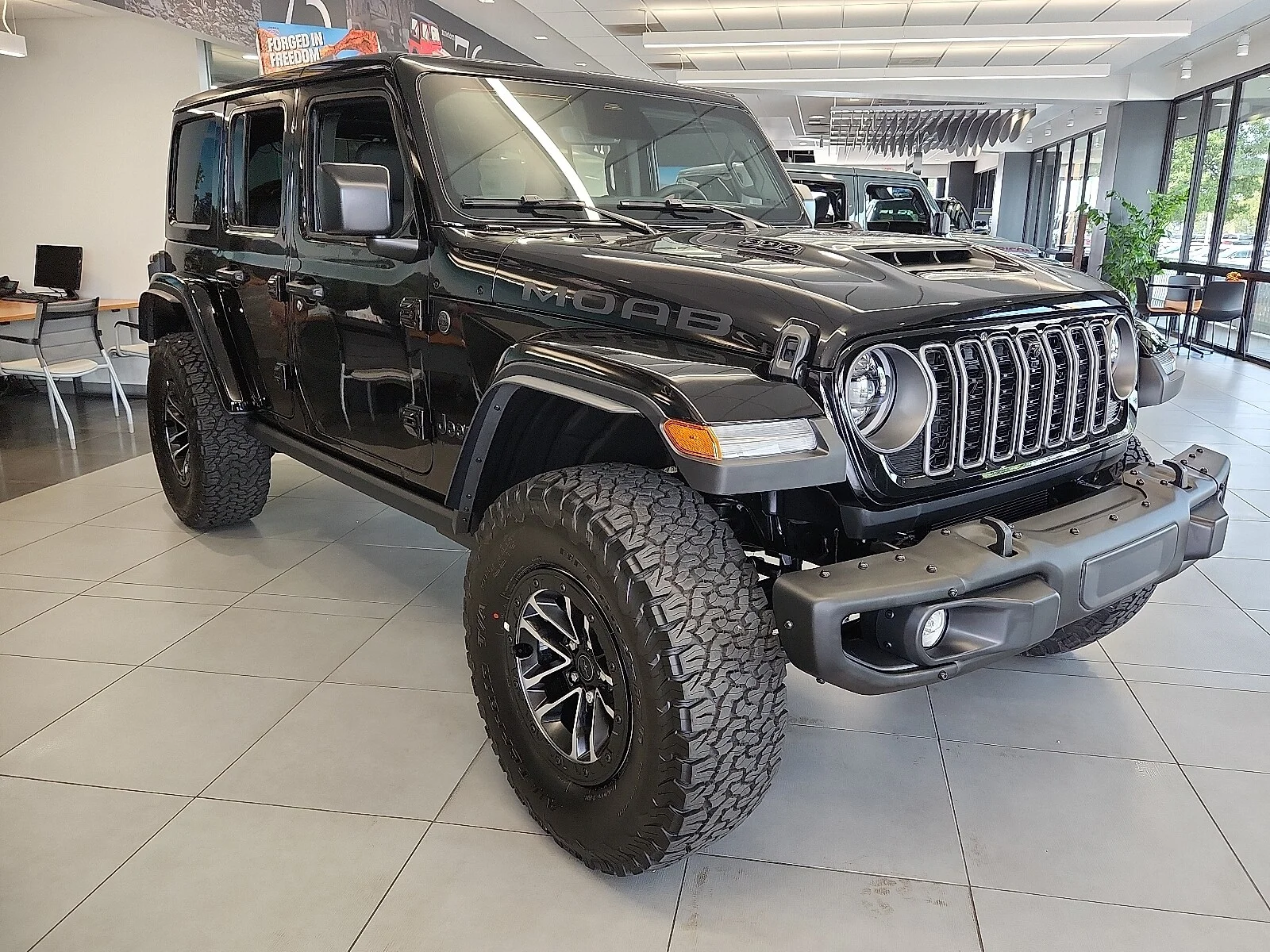 New 2027 Black Clear-Coat Paint Jeep 4-DOOR MOAB image 6