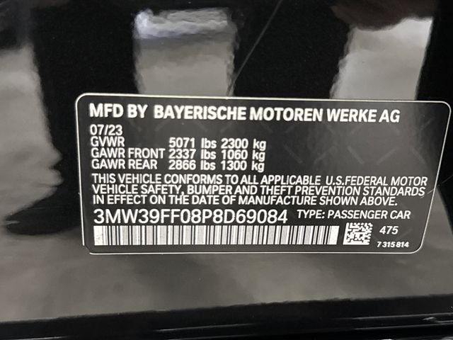 Certified Used 2023 Black Sapphire Metallic BMW 330e iPerformance image 37