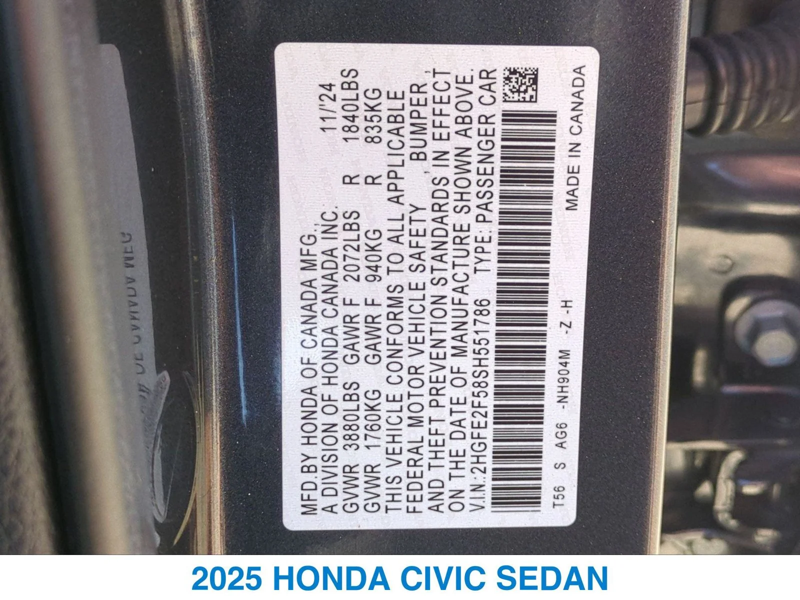 Certified Used 2025 Gray Honda Sport image 26