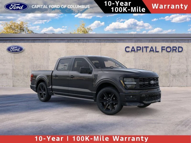 New 2026 Agate Black Metallic Ford STX® image 1
