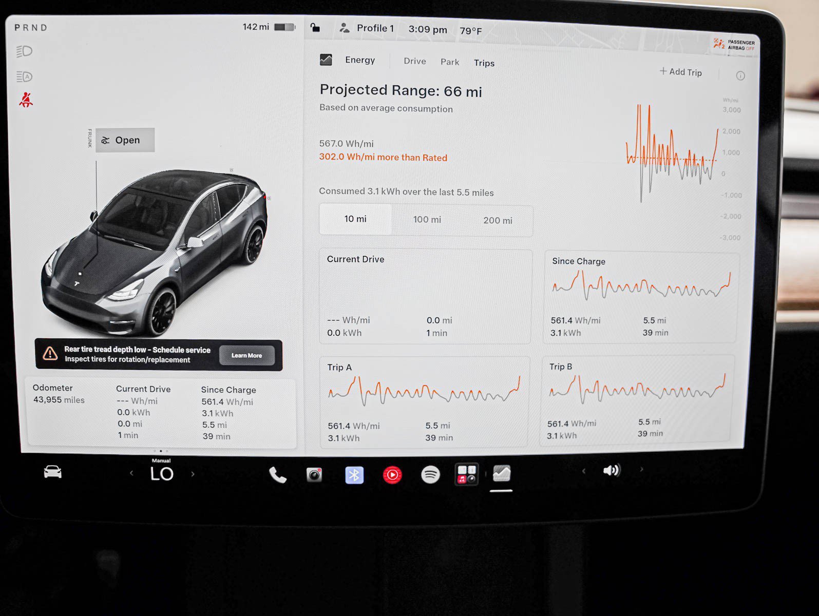 Used 2021 Gray Tesla Performance image 13