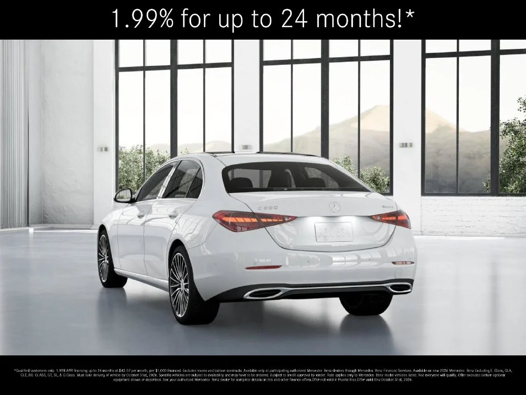 New 2026 Polar White Mercedes-Benz C 300 image 27