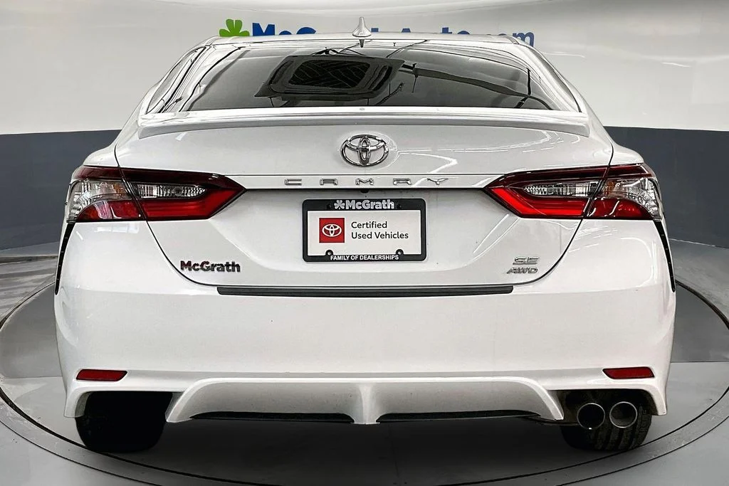 Certified Used 2021 White Toyota SE image 6