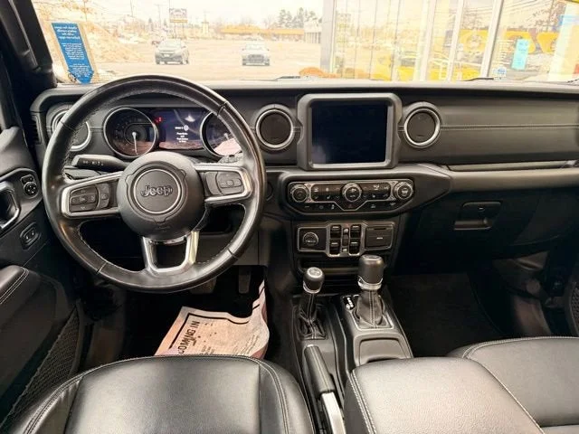 Used 2022 Black Clearcoat Jeep Unlimited Sahara 4xe image 9