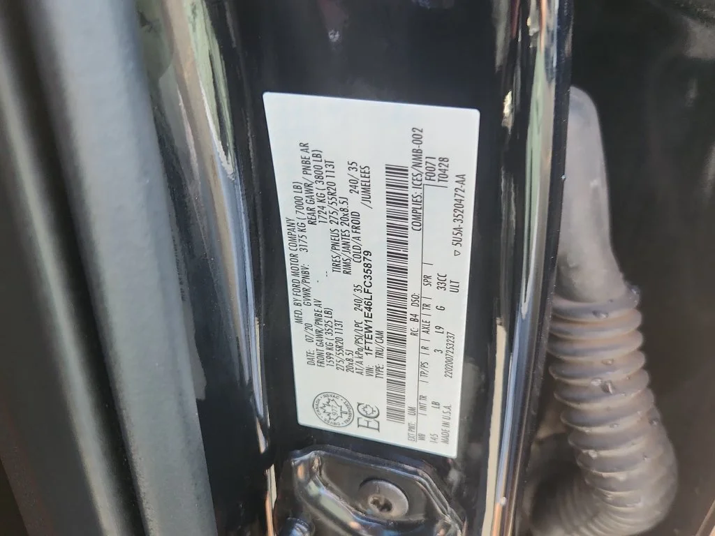 Used 2020 Black Ford Lariat image 19