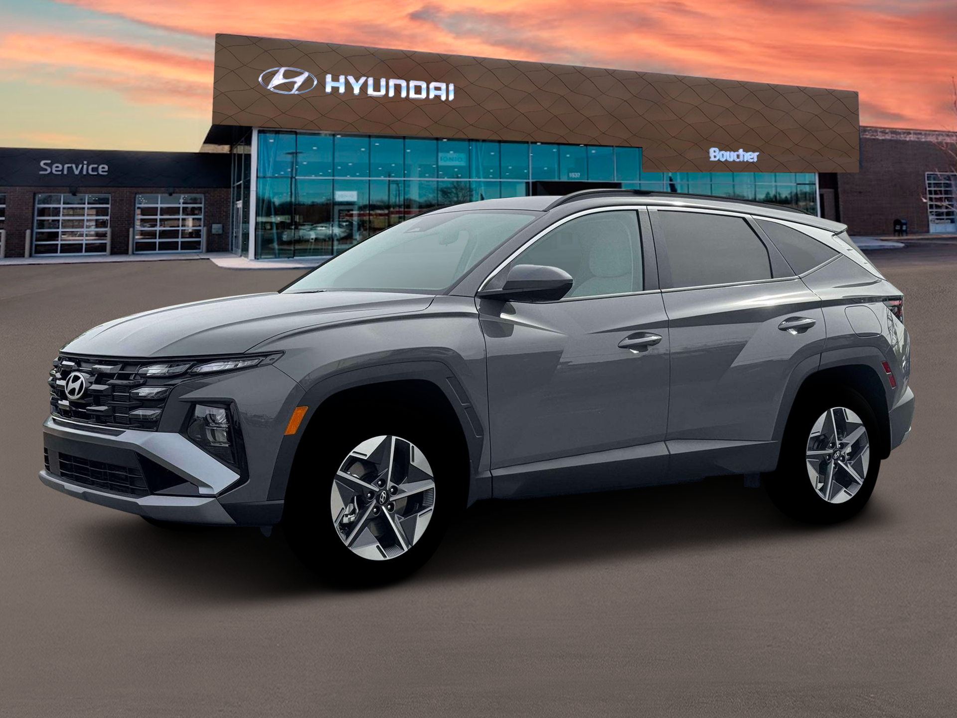 New 2026 Hampton Gray Hyundai SEL AWD image 2
