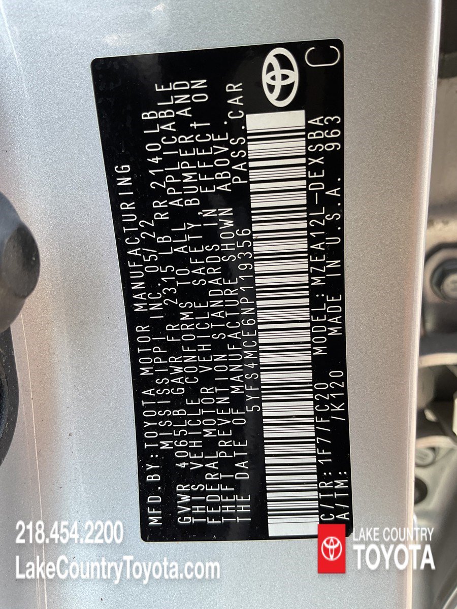 Used 2022 Silver Toyota SE image 32