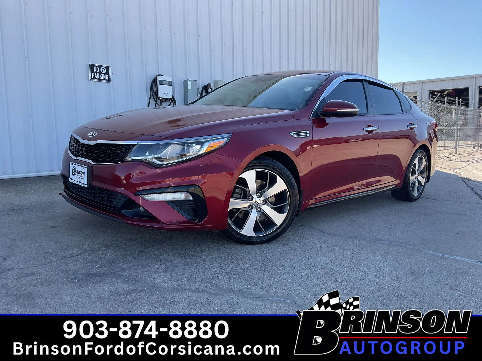 Used 2019 Passion Red Kia S image 1