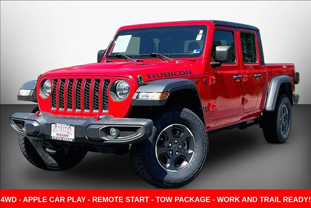 Used 2021 Red Jeep Rubicon image 3