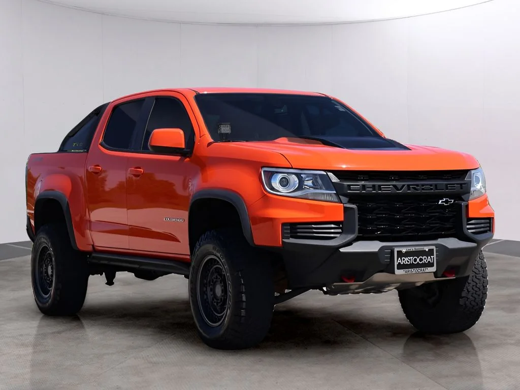 Used 2021 Orange Chevrolet ZR2 image 3