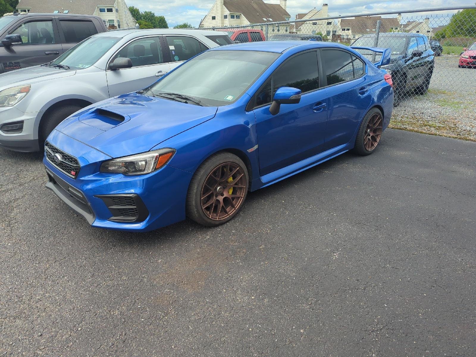 Used 2020 WR Blue Pearl Subaru STI image 3