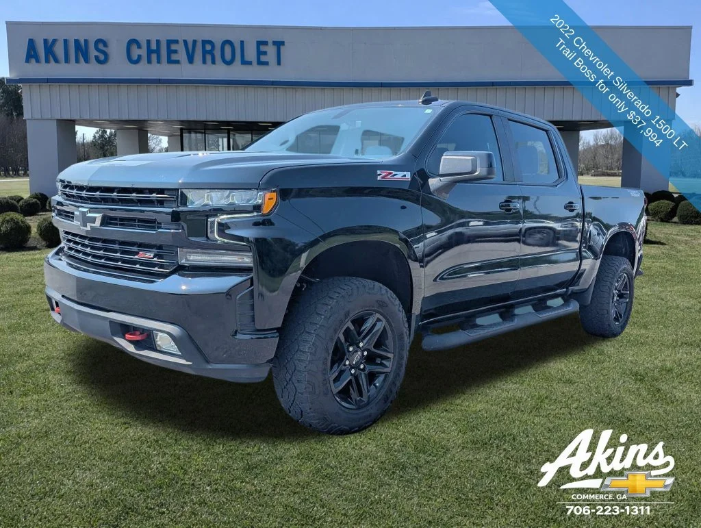 Used 2022 Black Chevrolet LT Trail Boss image 7