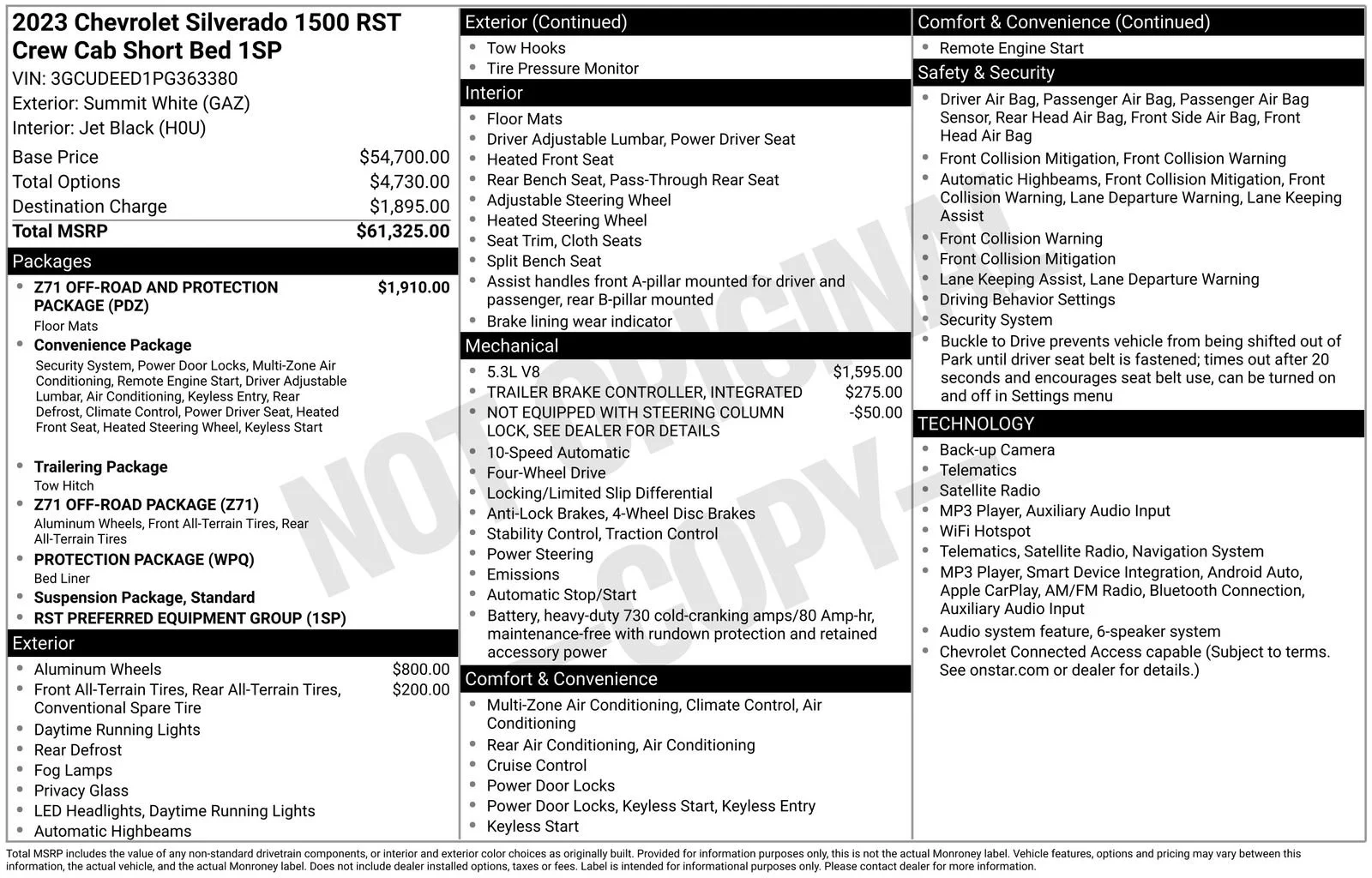 Used 2023 Chevrolet Silverado 1500 RST with VIN 3GCUDEED1PG363380 for sale in Baxter, Minnesota