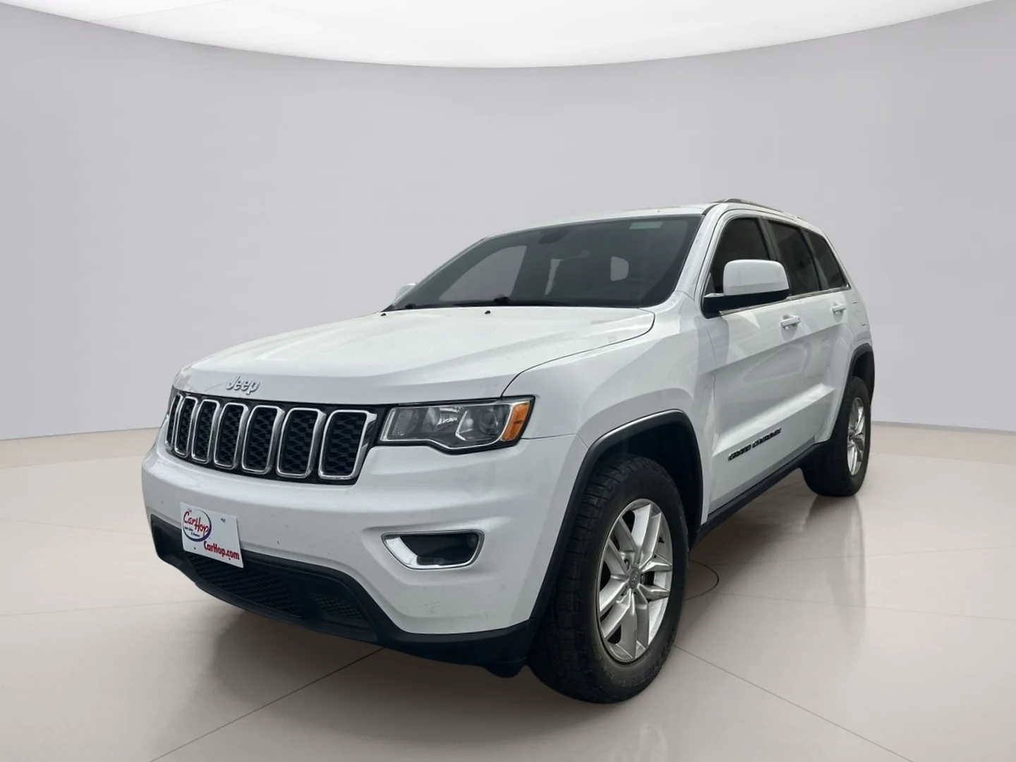 Used 2017 White Jeep LAREDO image 1