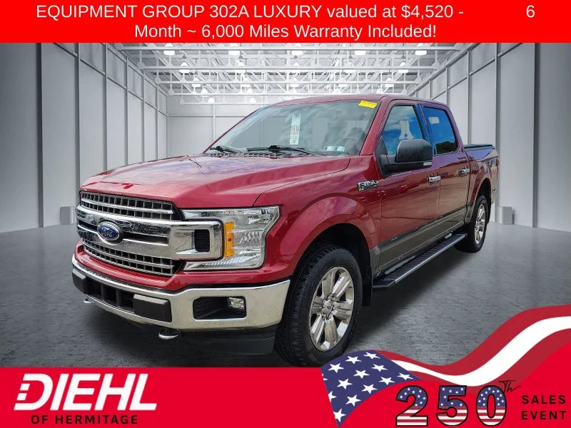 Used 2018 Red Ford XLT image 1