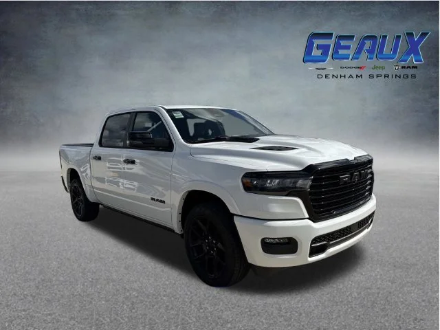 New 2027 Bright White Clear-Coat Exterior Paint RAM Laramie image 1