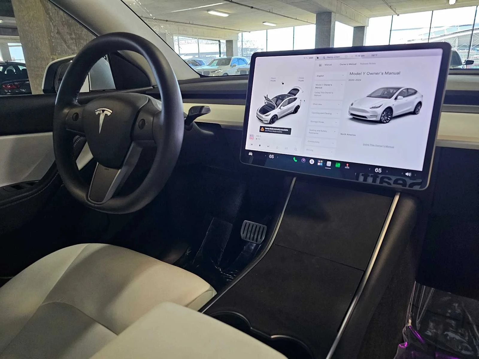 Used 2020 Pearl White Multi-Coat Tesla Performance image 30