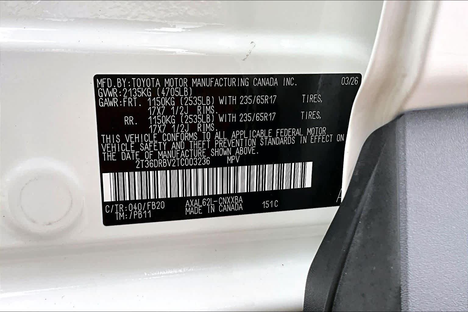 Used 2026 Ice Cap Toyota LE image 33