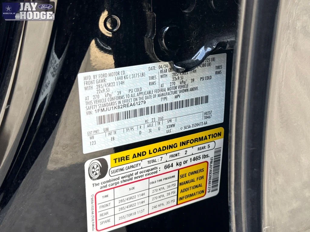 Certified Used 2024 Black Metallic Ford Limited image 18
