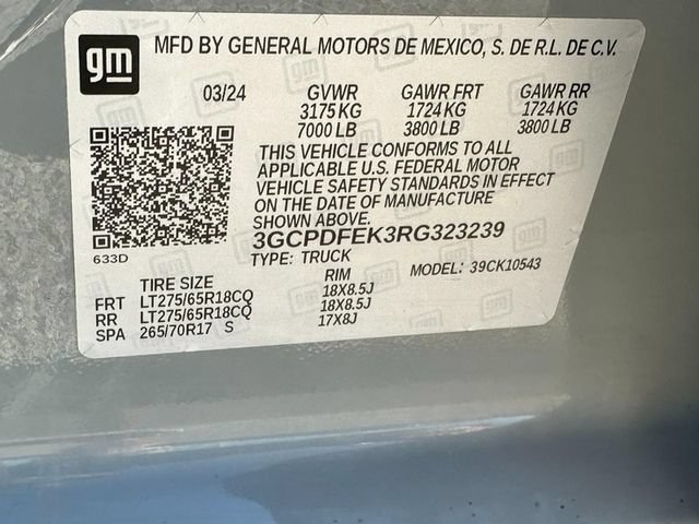 Used 2024 Slate Gray Metallic Chevrolet LT Trail Boss image 23