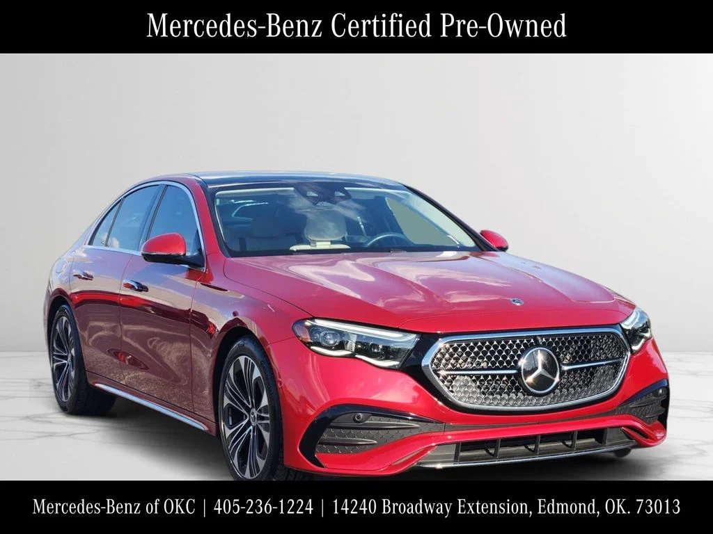 Certified Used 2025 MANUFAKTUR Patagonia Red Mercedes-Benz E 350 image 3