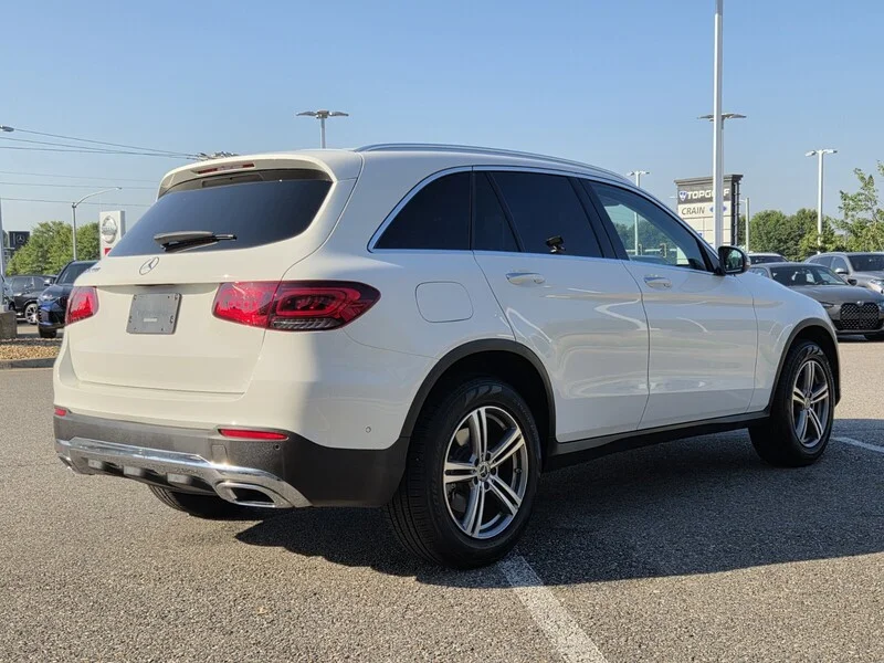 Used 2021 Polar White MERCEDES-BENZ GLC 300 SUV image 4