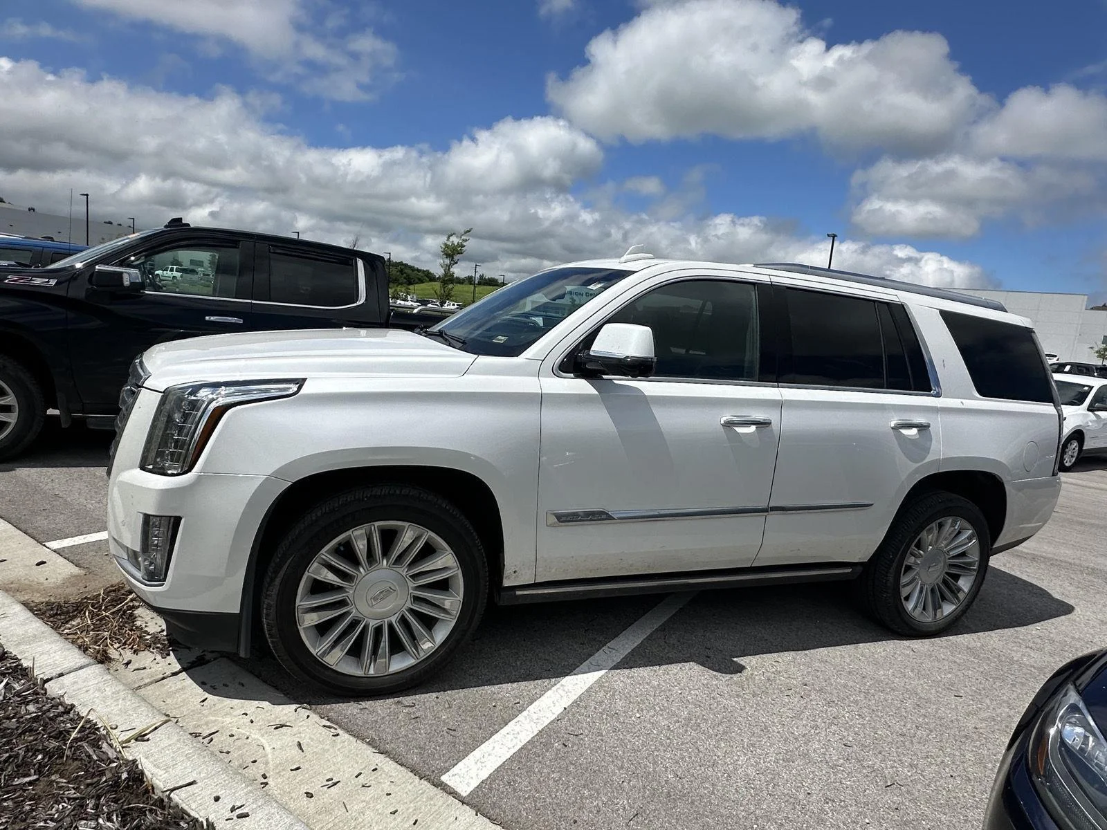 Used 2016 Crystal White Tricoat Cadillac Platinum image 2