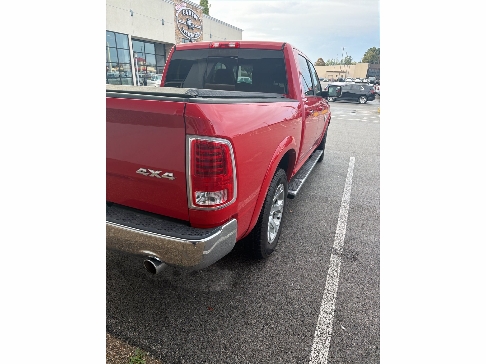 Used 2015 Flame Red Clearcoat Ram Laramie image 8