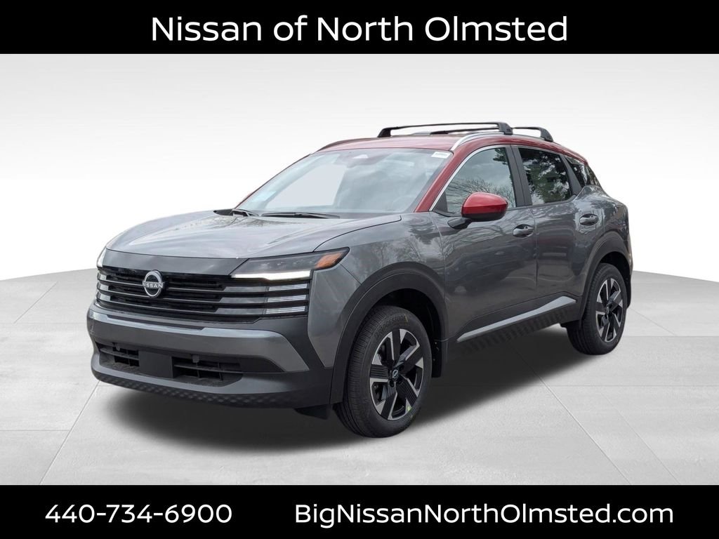 New 2026 Gun Metallic / Scarlet Ember Tintcoat Two-tone Nissan SV image 1