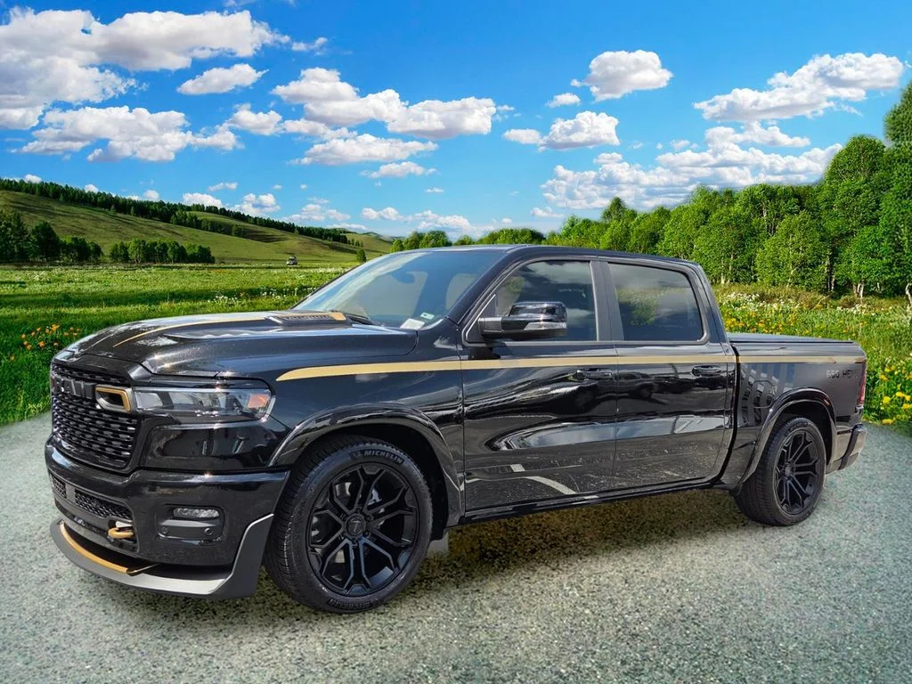 New 2026 Diamond Black Crystal Pearl-Coat Exterior Paint RAM 650HP Supercharger image 2