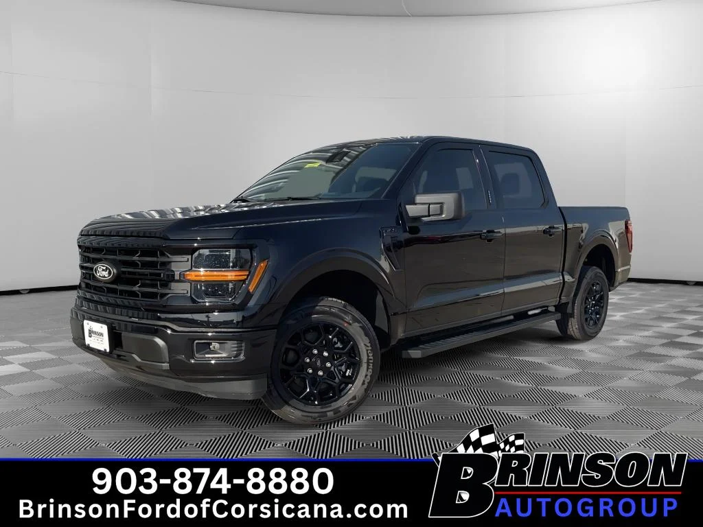New 2026 Agate Black Metallic Ford XLT image 1