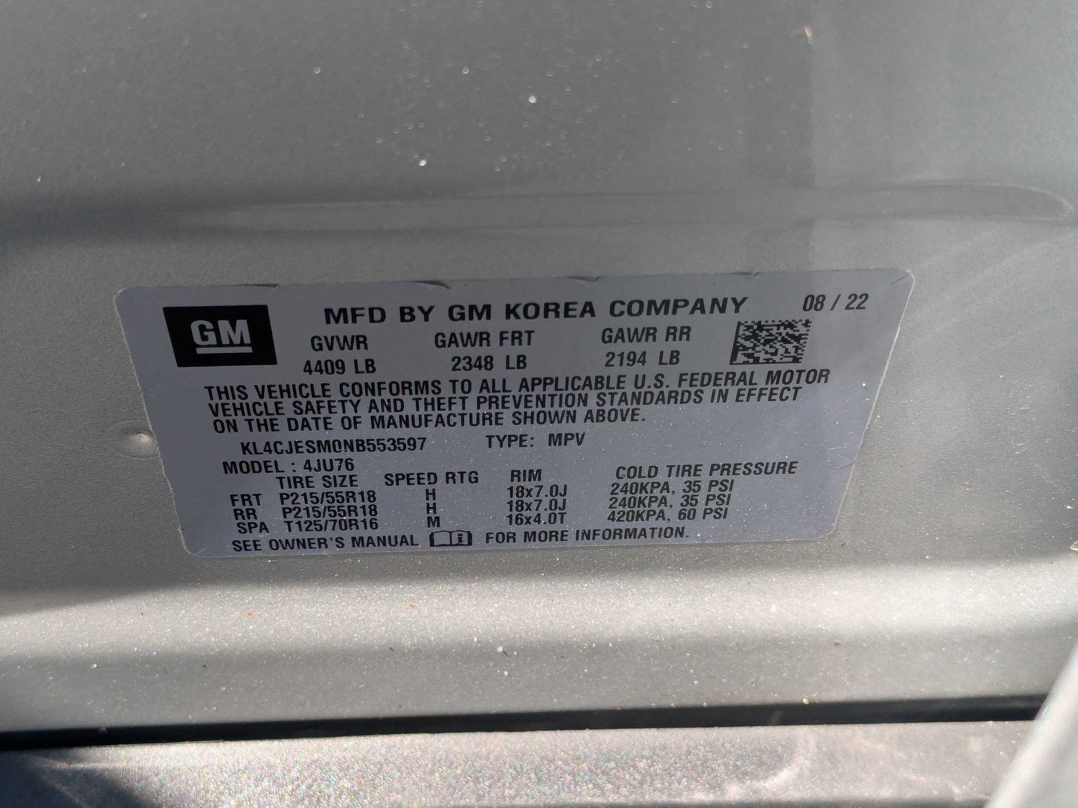Used 2022 Quicksilver Metallic Buick Preferred image 33