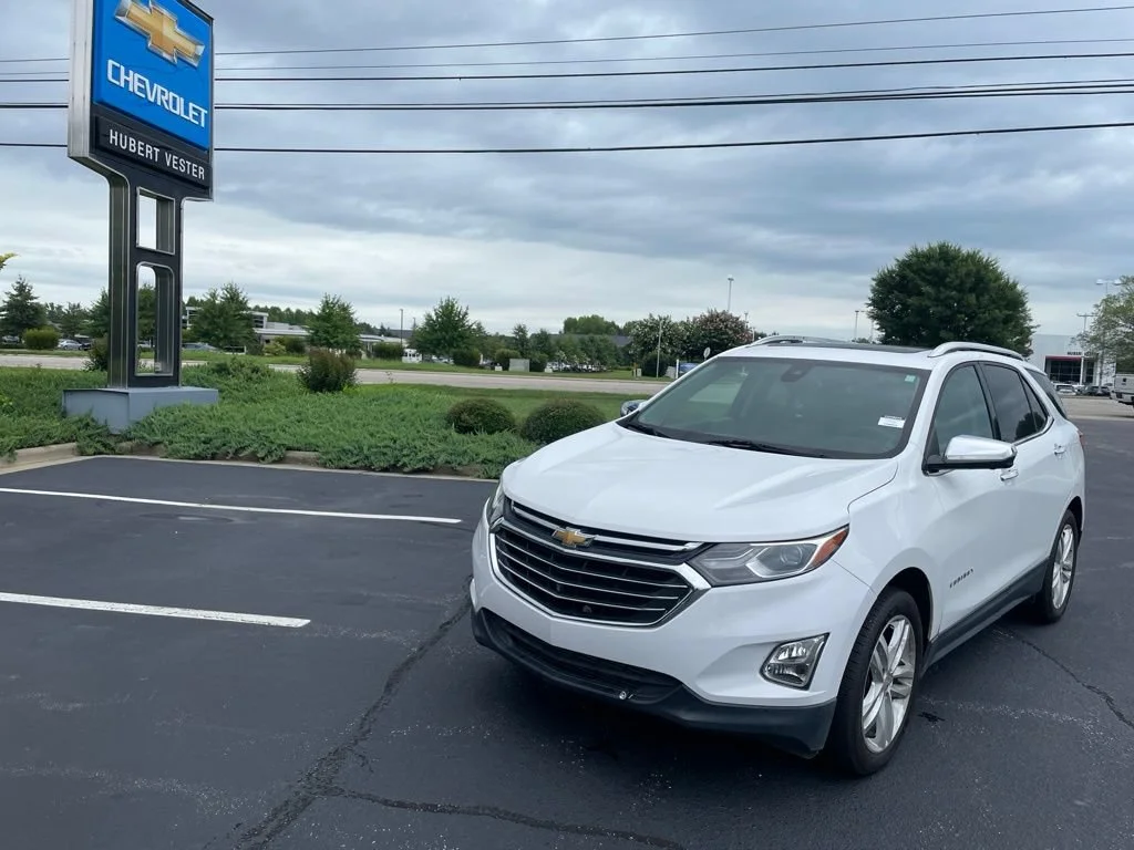 Used 2020 Chevrolet Equinox Premier with VIN 3GNAXPEXXLS716360 for sale in Wilson, NC