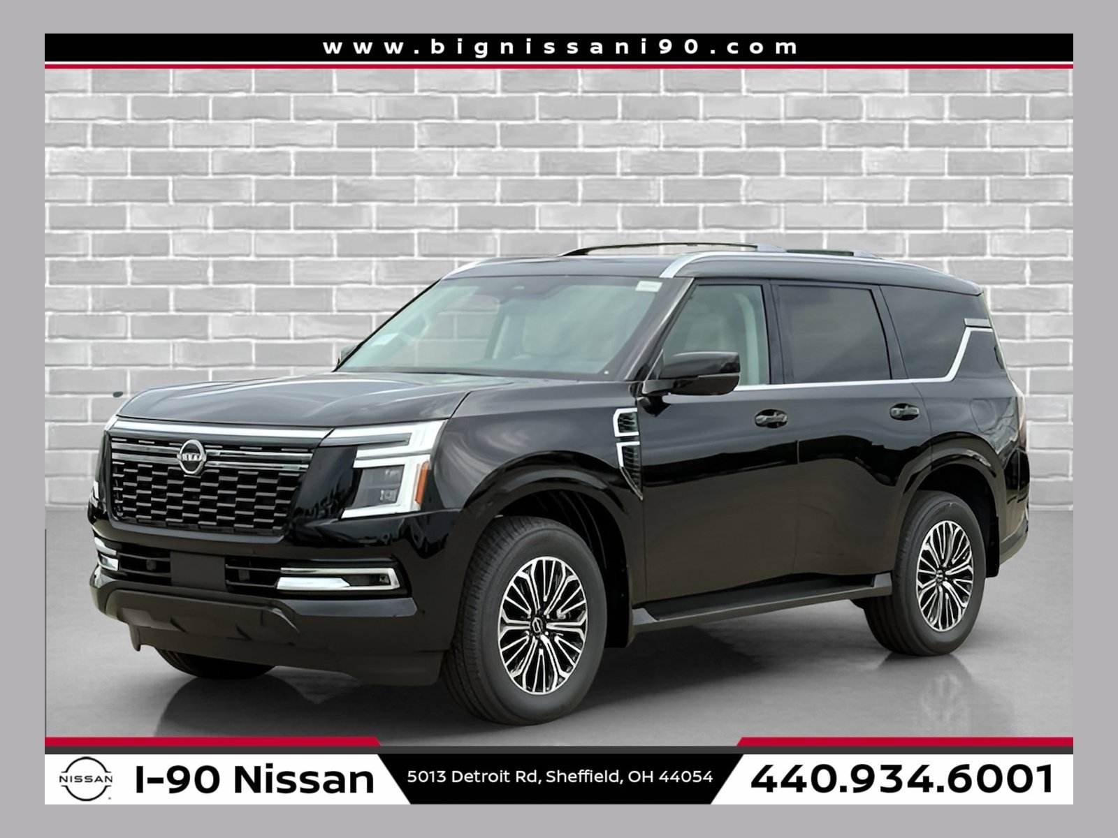 New 2026 Super Black Nissan Platinum image 1