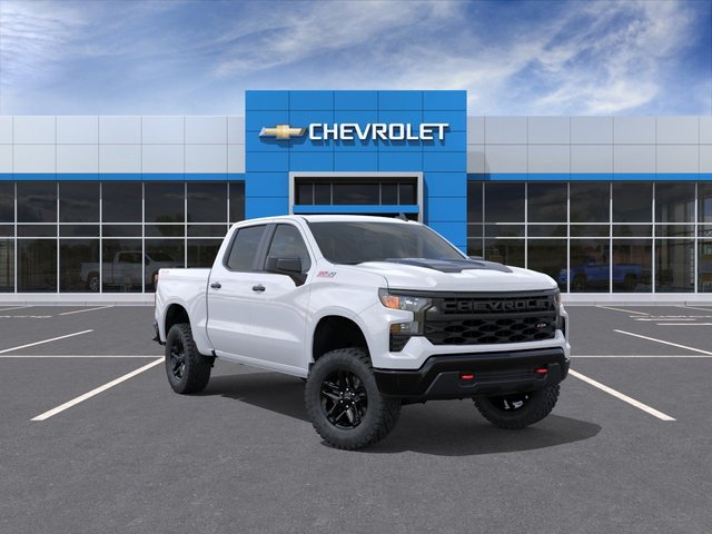 New 2026 Chevrolet Silverado 1500 Custom Trail Boss Four Wheel Drive Crew Cab Crew Cab in San Antonio, TX