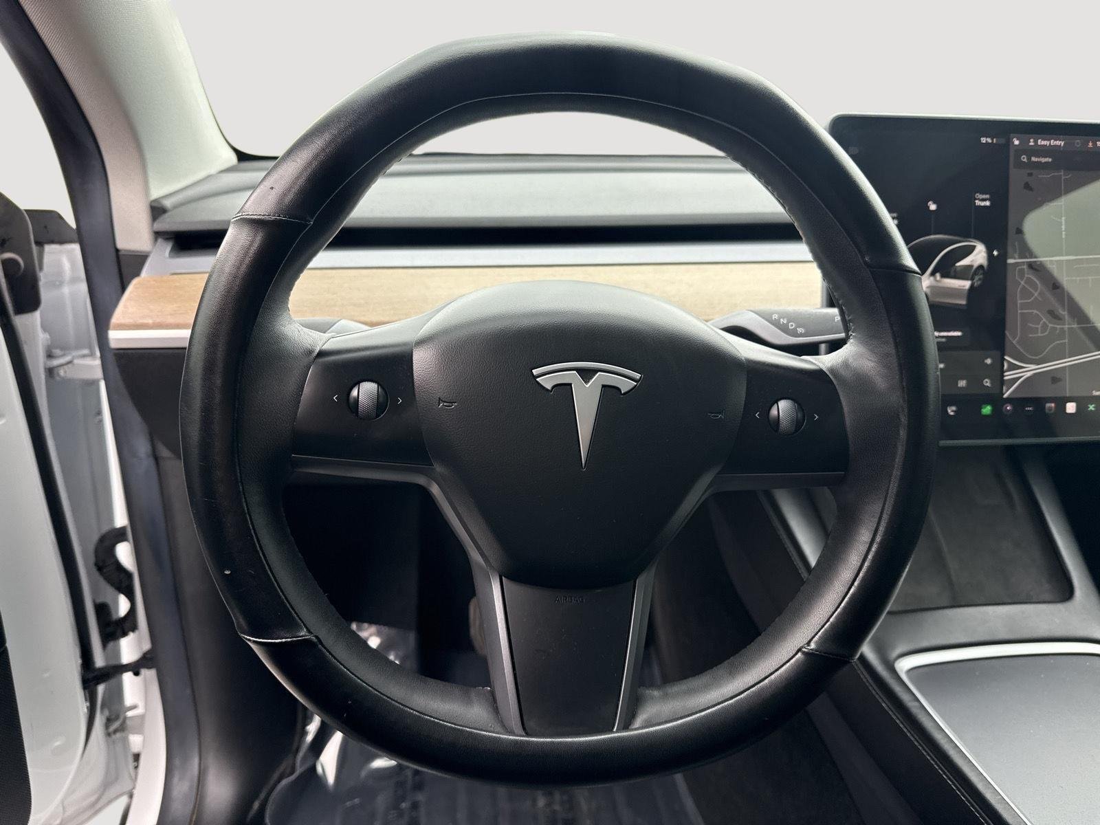 Used 2021 Pearl White Multi-Coat Tesla Long Range image 22