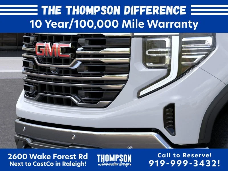 New 2026 Glacier White Tricoat GMC SLT image 16