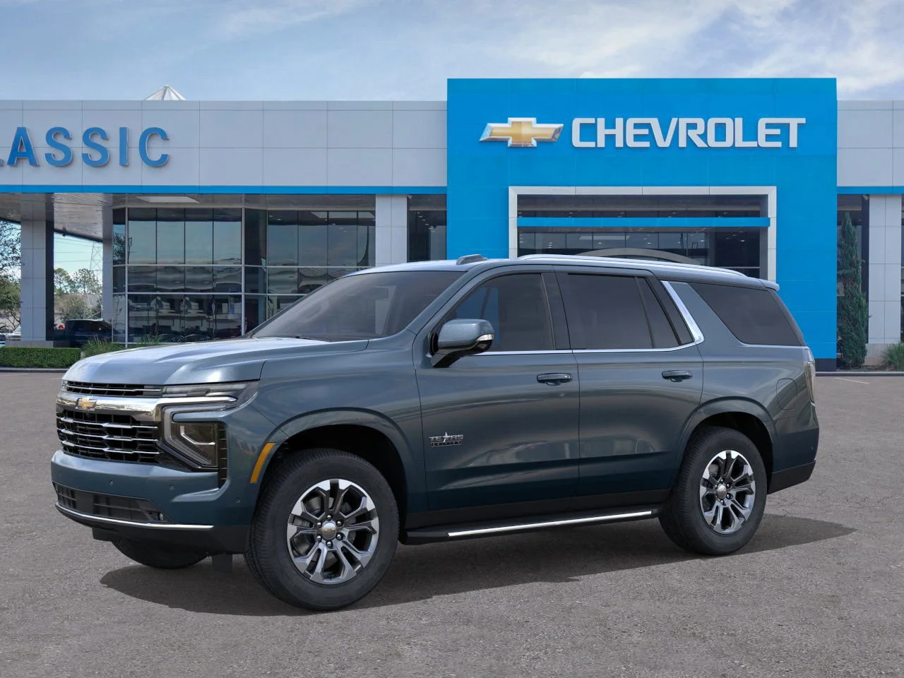 2026 Chevrolet Tahoe LT Blue at Classic Elite Chevrolet Hwy 6