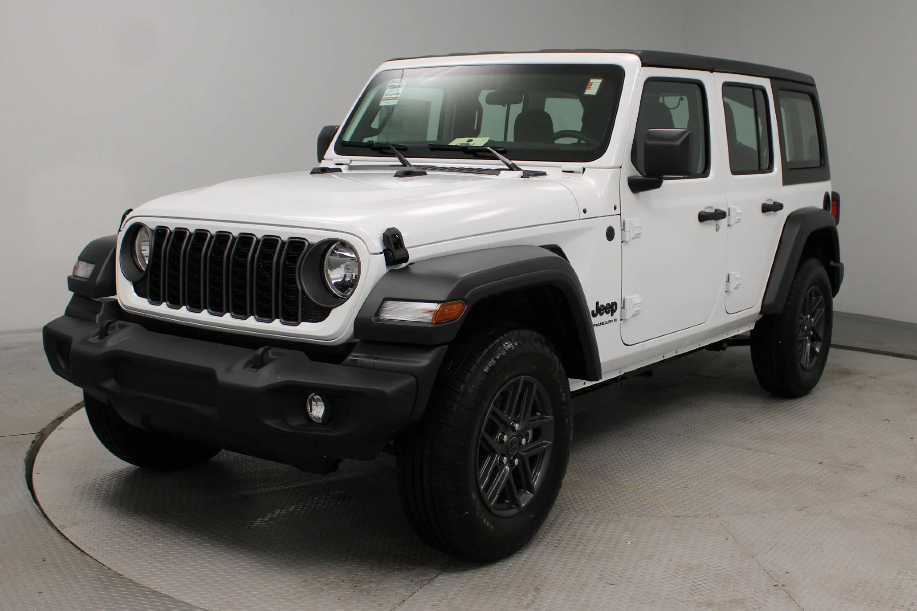 New 2026 Bright White Clear-Coat Exterior Paint Jeep Sport 4 Door 4x4 image 24