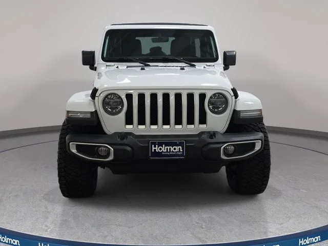 Certified Used 2020 Bright White Clearcoat Jeep Unlimited Sahara image 2