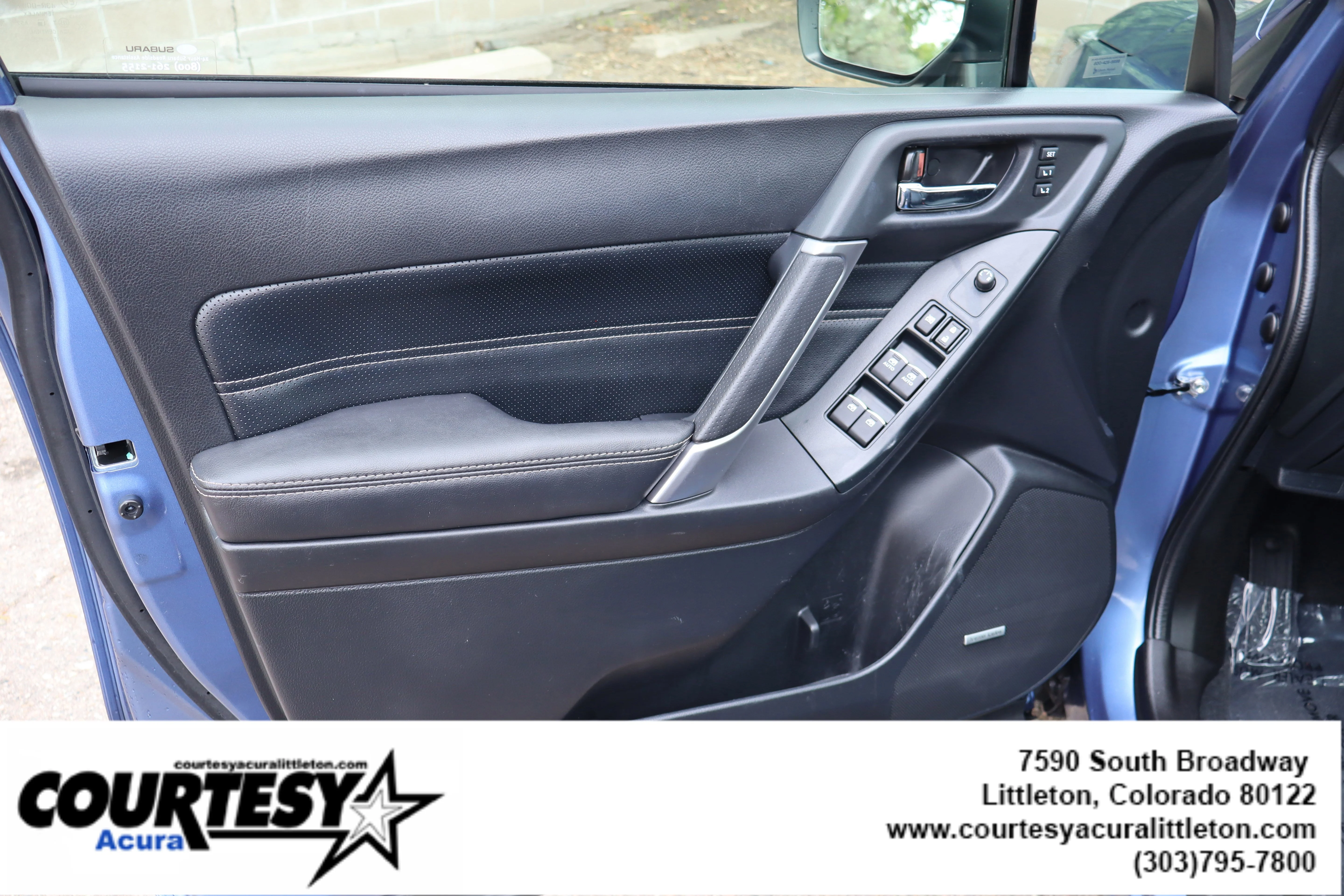 Used 2018 Quartz Blue Pearl Subaru Touring image 23
