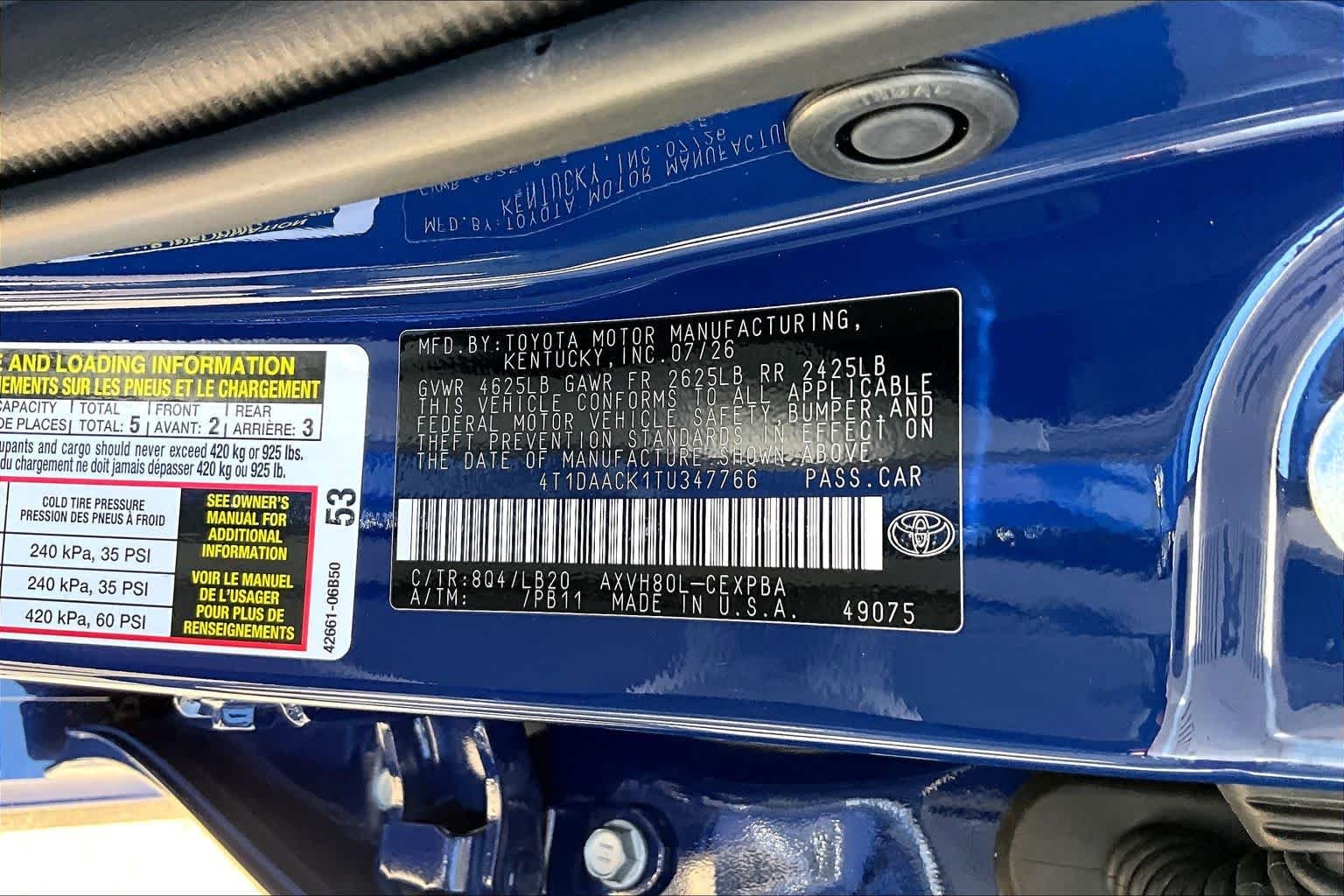 New 2026 Reservoir Blue Toyota XSE image 17
