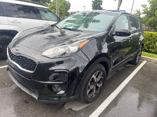 Used 2021 Black Kia LX image 1