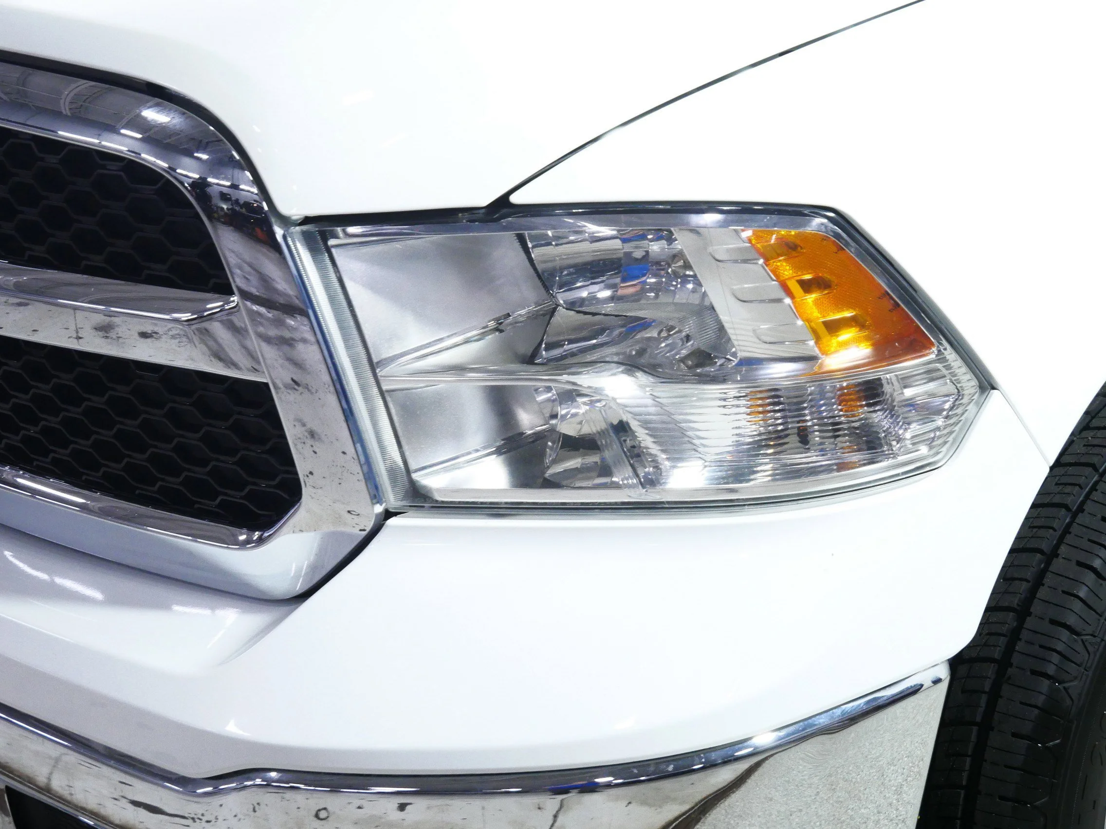 Used 2023 Bright White Clearcoat Ram SLT image 16
