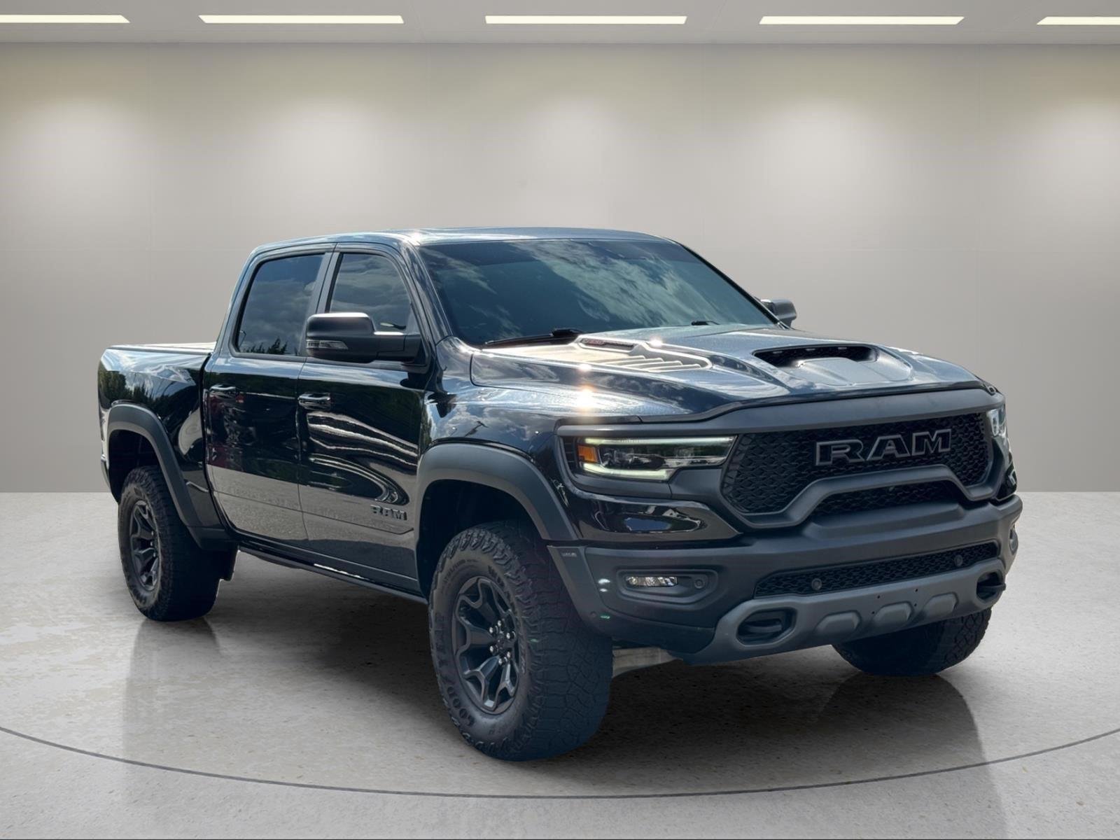 Used 2024 Diamond Black Crystal Pearlcoat Ram TRX image 7