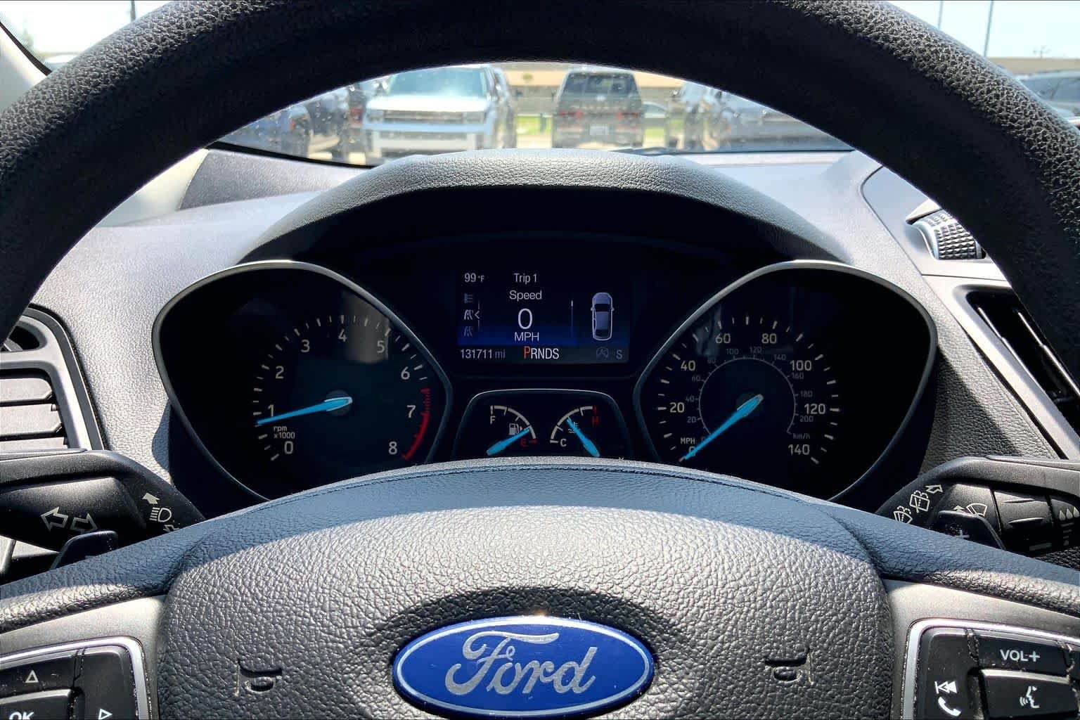 Used 2017 Lightning Blue Metallic Ford SE image 26