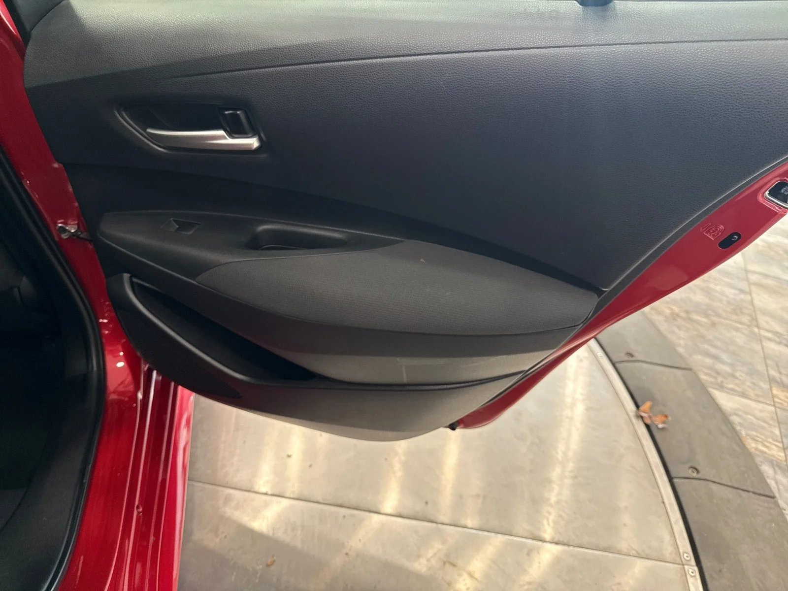 Used 2021 Barcelona Red Metallic Toyota LE image 40