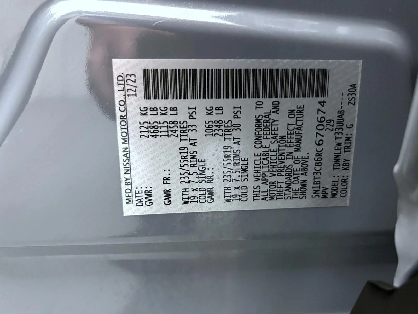 Used 2024 Gray Nissan SL image 25